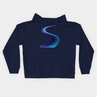 Abstract Wave Kids Hoodie